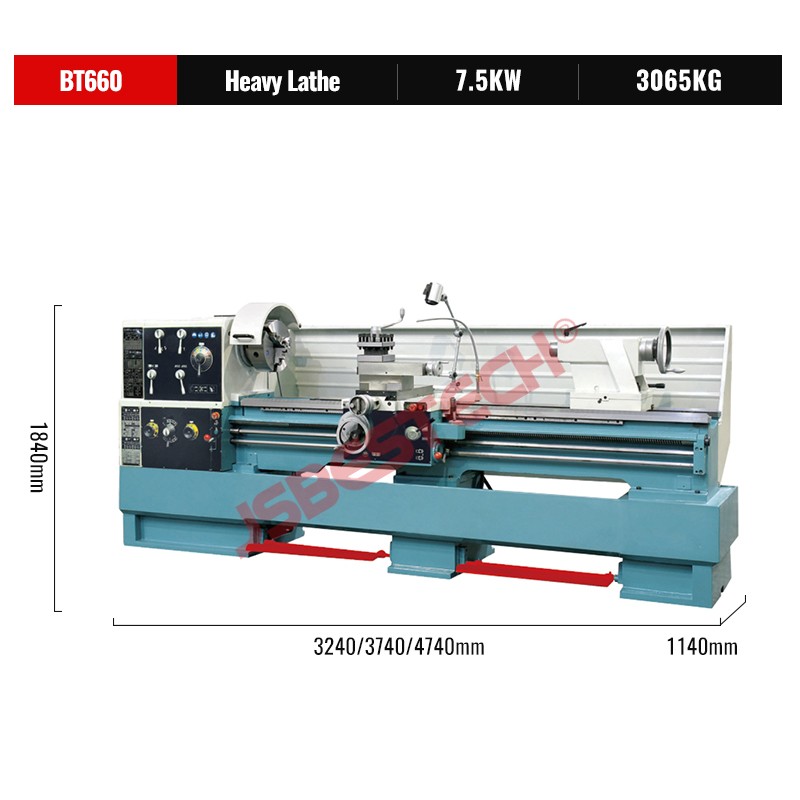 BT660 1000mm distance between centers lathe machine