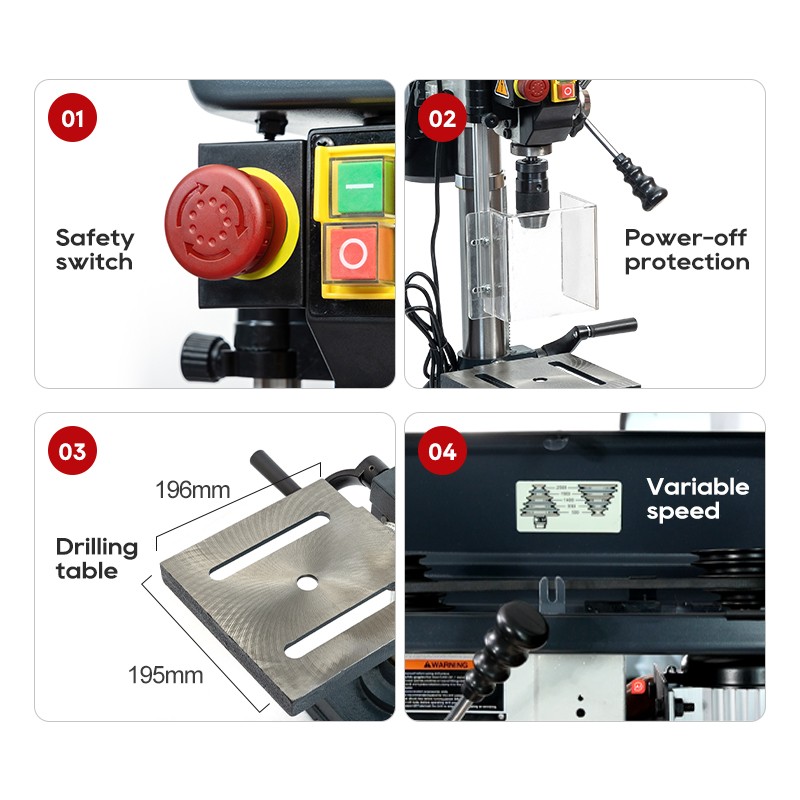 DP13B China manufactory wholesale electric bench drill press machine