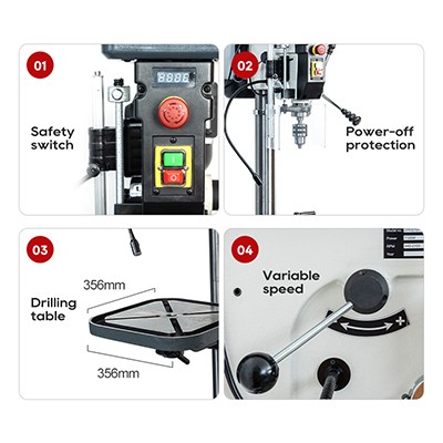 DP25B-VS Bench top drill press machine