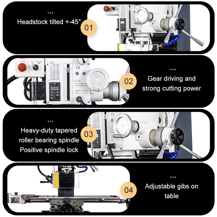 JSBESTECH Company BFM45 Drilling Milling Machine