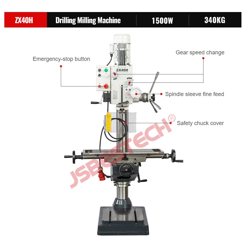 JSBESTECH Company ZX40H Drilling Milling Machine