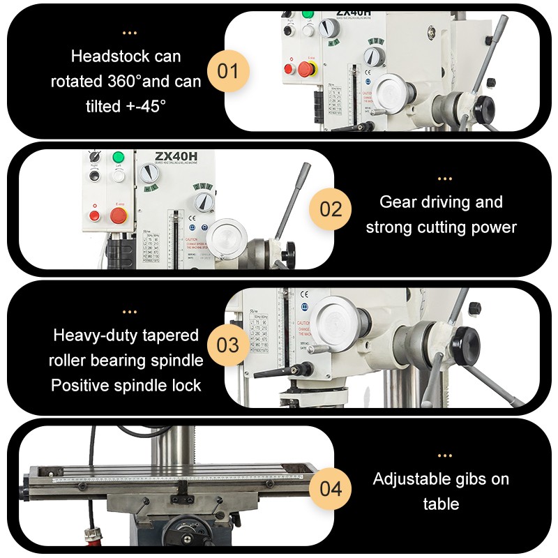 JSBESTECH Company ZX40H Drilling Milling Machine