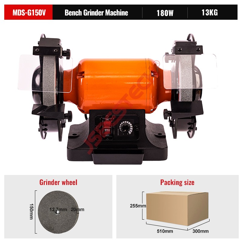 MDS-G150V 180w DIY bench grinder with variable speeds