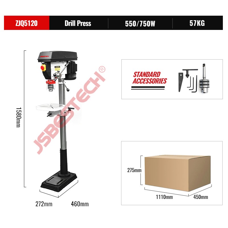 ZJQ5120 small top bench drill press for sale with CEZJQ5120 450/550/750W small top bench drill press for sale with CE