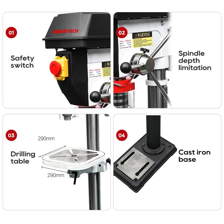 ZJQ5120 small top bench drill press for sale with CEZJQ5120 450/550/750W small top bench drill press for sale with CE